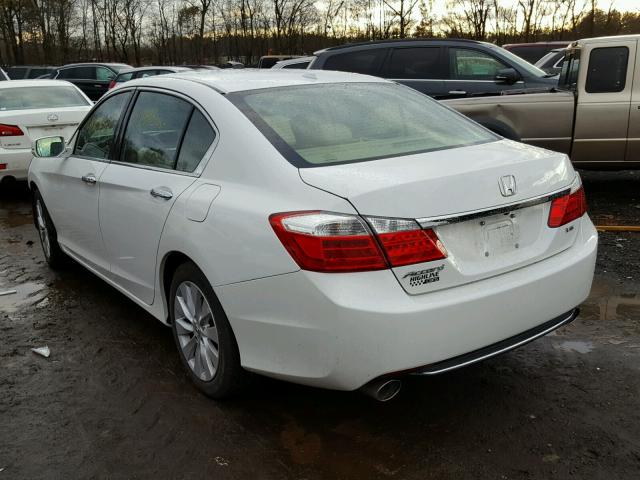 1HGCR3F83EA012910 - 2014 HONDA ACCORD EXL WHITE photo 3