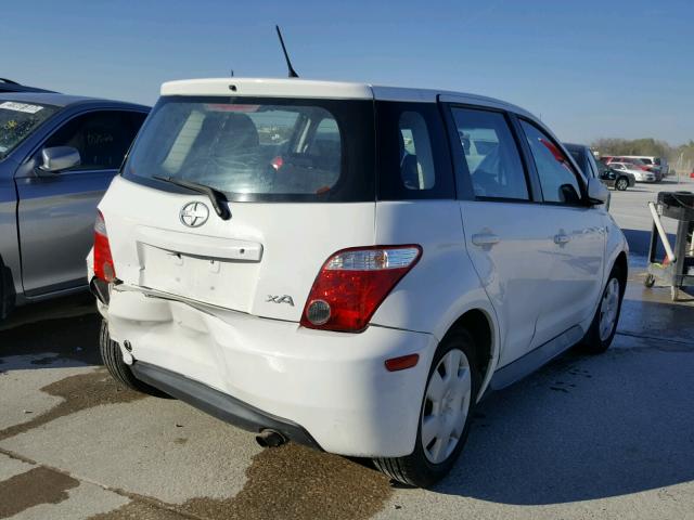 JTKKT624650086059 - 2005 TOYOTA SCION XA WHITE photo 4