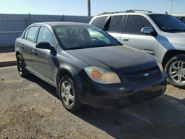 1G1AK55F367725688 - 2006 CHEVROLET COBALT LS BLACK photo 1