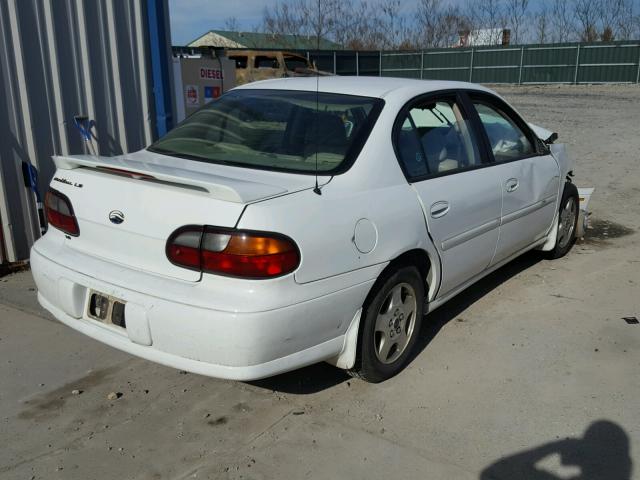 1G1NE52J72M539407 - 2002 CHEVROLET MALIBU LS WHITE photo 4