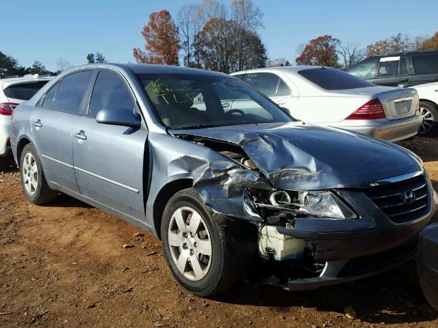 5NPET4AC8AH633816 - 2010 HYUNDAI SONATA GLS BLUE photo 1