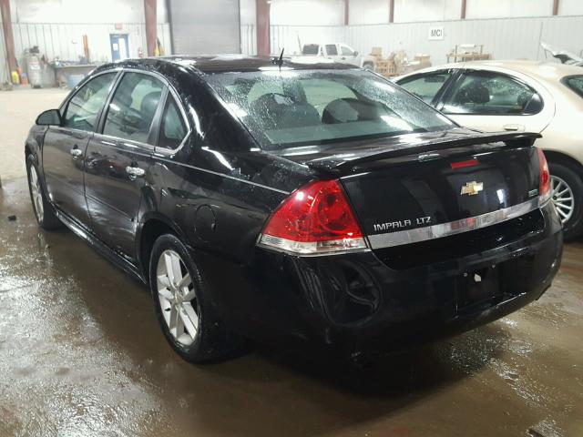 2G1WC5EM9B1113634 - 2011 CHEVROLET IMPALA LTZ BLACK photo 3