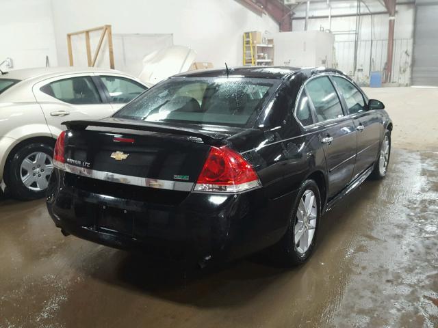 2G1WC5EM9B1113634 - 2011 CHEVROLET IMPALA LTZ BLACK photo 4