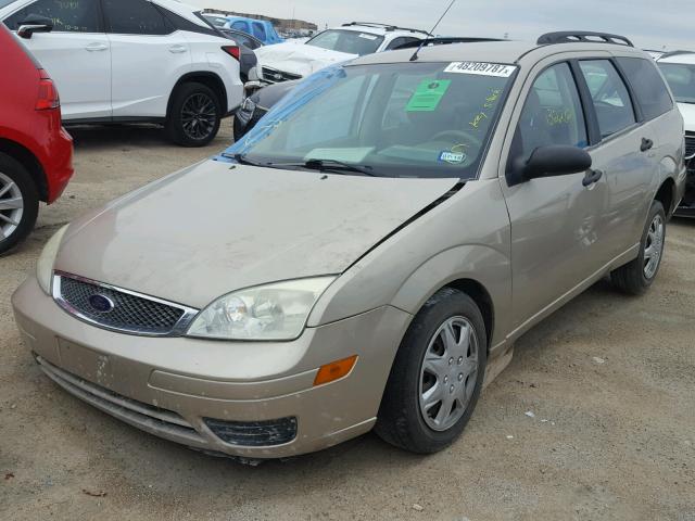 1FAHP36N46W256754 - 2006 FORD FOCUS ZXW TAN photo 2