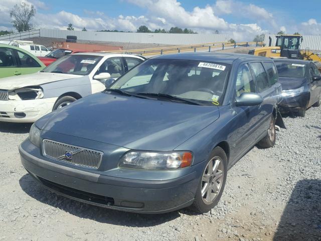 YV1SW58DX21181661 - 2002 VOLVO V70 2.4T BLUE photo 2