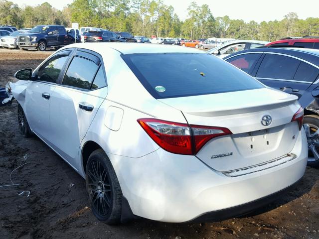 5YFBURHE1EP140055 - 2014 TOYOTA COROLLA L WHITE photo 3