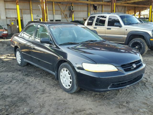 1HGCG5648WA222595 - 1998 HONDA ACCORD LX BLACK photo 1