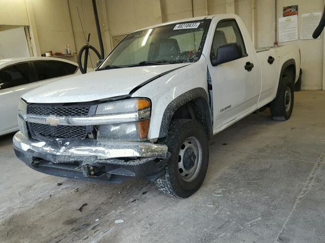 1GBDS148958226942 - 2005 CHEVROLET COLORADO WHITE photo 2