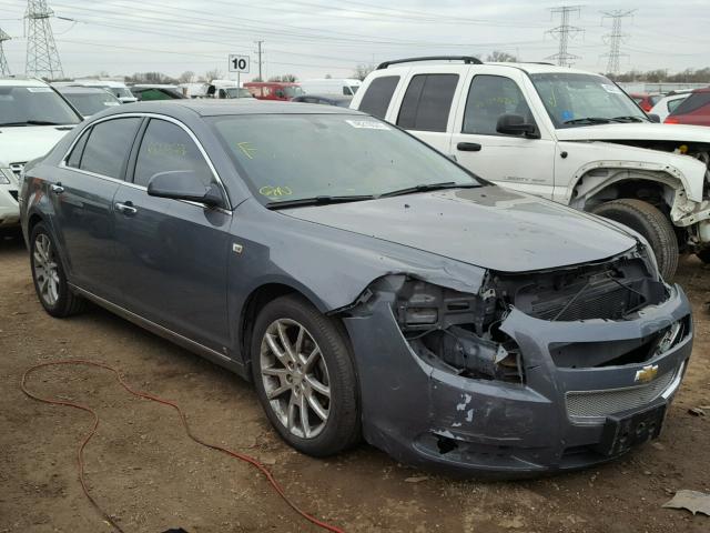 1G1ZK577584167856 - 2008 CHEVROLET MALIBU LTZ GRAY photo 1