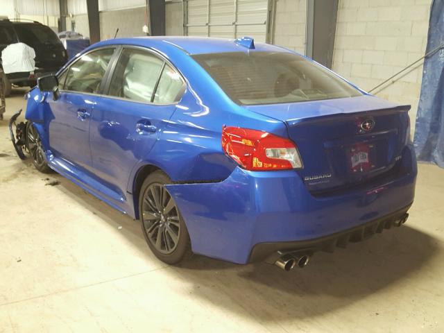 JF1VA1G68F9831047 - 2015 SUBARU WRX LIMITE BLUE photo 3