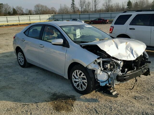 2T1BURHE0HC910296 - 2017 TOYOTA COROLLA L SILVER photo 1