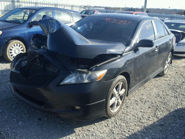 4T1BK46K07U520555 - 2007 TOYOTA CAMRY NEW BLACK photo 2