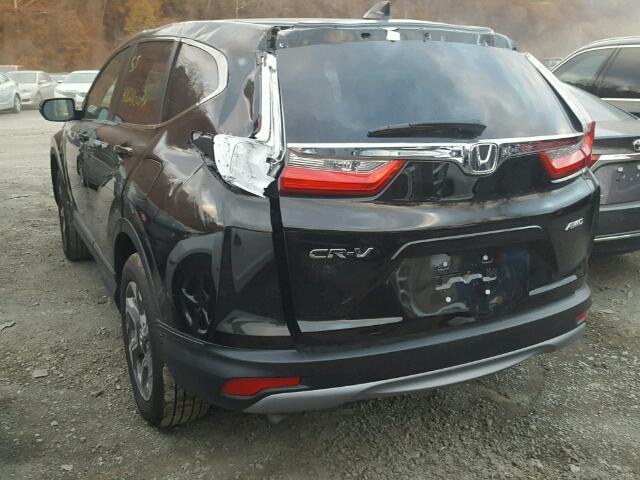 5J6RW2H54HL016692 - 2017 HONDA CR-V EX შავი ფოტო 3