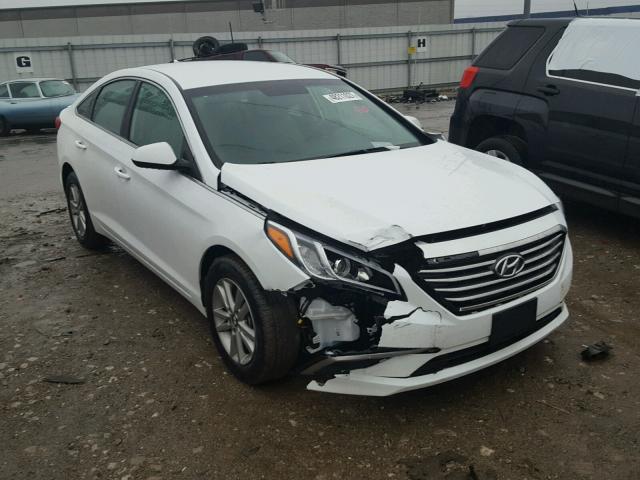 5NPE24AF8GH348426 - 2016 HYUNDAI SONATA SE WHITE photo 1