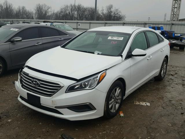 5NPE24AF8GH348426 - 2016 HYUNDAI SONATA SE WHITE photo 2