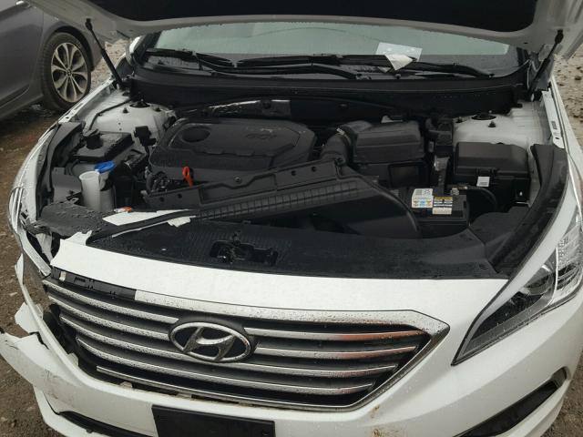 5NPE24AF8GH348426 - 2016 HYUNDAI SONATA SE WHITE photo 7