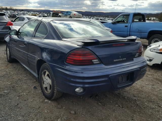 1G2NF12T7YM722737 - 2000 PONTIAC GRAND AM S BLUE photo 3