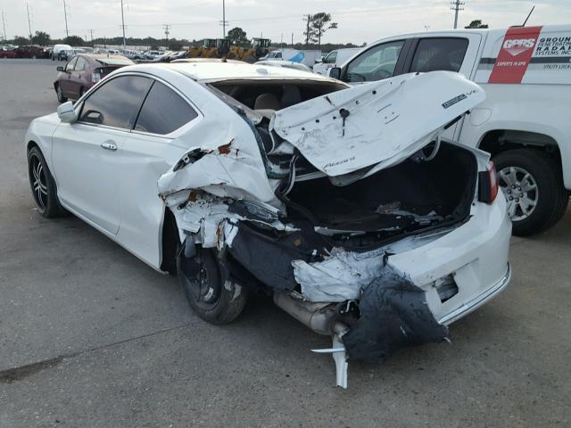 1HGCT2B88EA007056 - 2014 HONDA ACCORD EXL WHITE photo 3