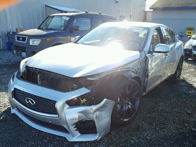 JN1BV7AP1EM684042 - 2014 INFINITI Q50 BASE Plata foto 2