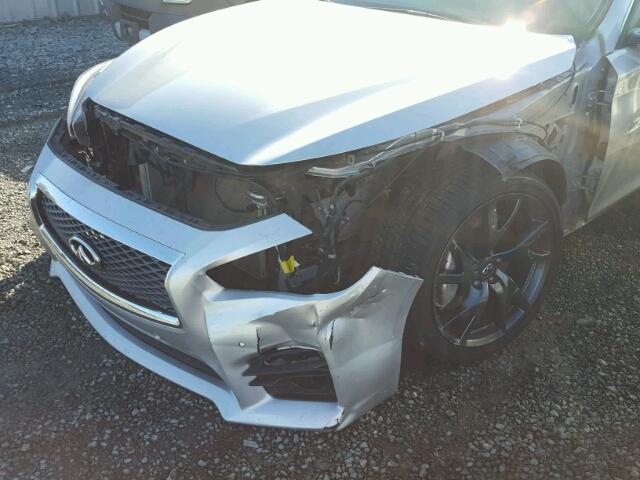 JN1BV7AP1EM684042 - 2014 INFINITI Q50 BASE Plata foto 9