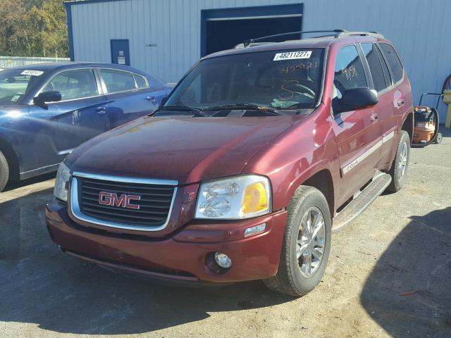 1GKDT13S622455121 - 2002 GMC ENVOY RED photo 2