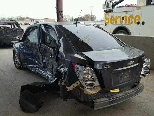 1G1JA5SH3C4210745 - 2012 CHEVROLET SONIC LS 石墨色 照片 3