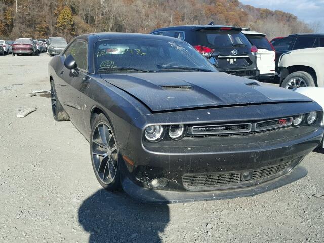 2C3CDZFJ2GH148621 - 2016 DODGE CHALLENGER GRAY photo 1