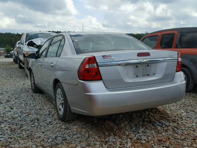 1G1ZS51F16F278051 - 2006 CHEVROLET MALIBU LS ვერცხლისფერი ფოტო 3