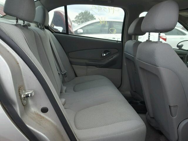 1G1ZS51F16F278051 - 2006 CHEVROLET MALIBU LS ვერცხლისფერი ფოტო 6