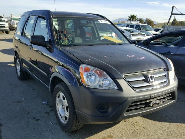 JHLRD68586C014995 - 2006 HONDA CR-V LX BLACK photo 1