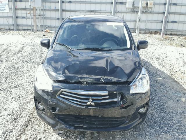 ML32F3FJ4HHF14977 - 2017 MITSUBISHI MIRAGE G4 BLACK photo 9