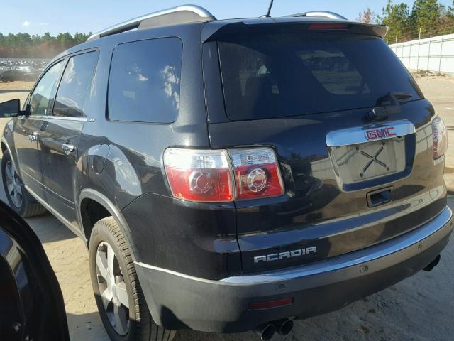 1GKER23DX9J150912 - 2009 GMC ACADIA SLT შავი ფოტო 3