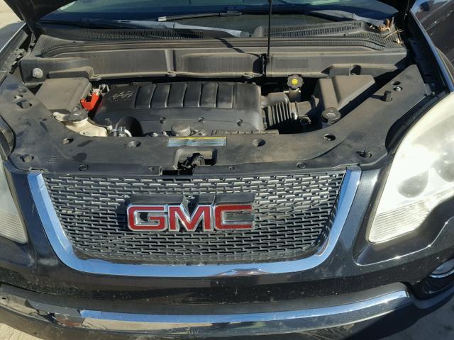 1GKER23DX9J150912 - 2009 GMC ACADIA SLT შავი ფოტო 7