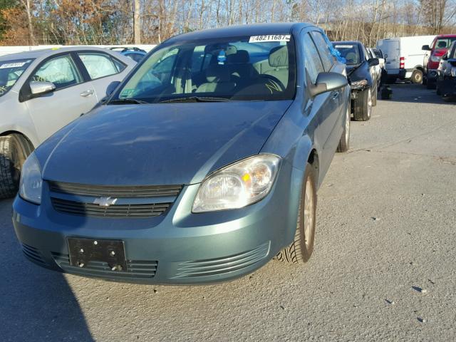 1G1AT58H097201543 - 2009 CHEVROLET COBALT LT GREEN photo 2