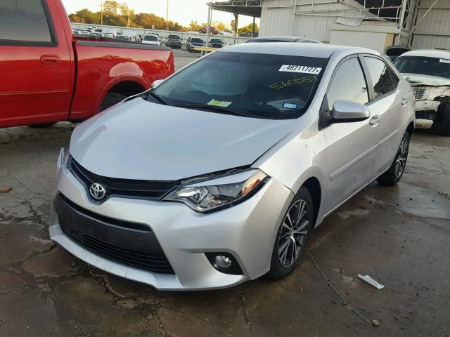 5YFBURHEXGP560559 - 2016 TOYOTA COROLLA L SILVER photo 2