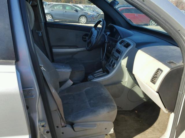 2CNDL13F656010069 - 2005 CHEVROLET EQUINOX LS SILVER photo 5