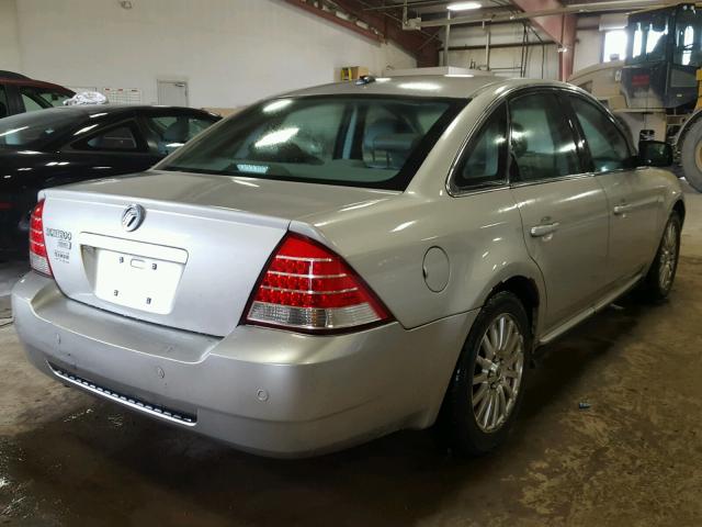 1MEHM42137G604727 - 2007 MERCURY MONTEGO PR SILVER photo 4