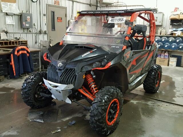 3JBPDAR25GJ002514 - 2016 CAN-AM MAVERICK 1 BLACK photo 2