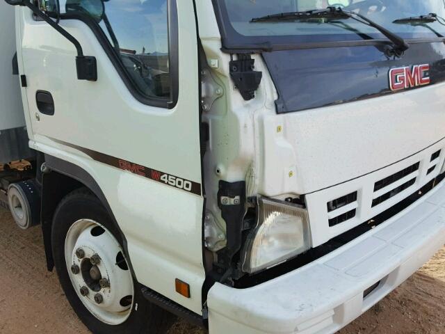 4KDC4B1UX7J803008 - 2007 GMC W4500 W450 WHITE photo 9