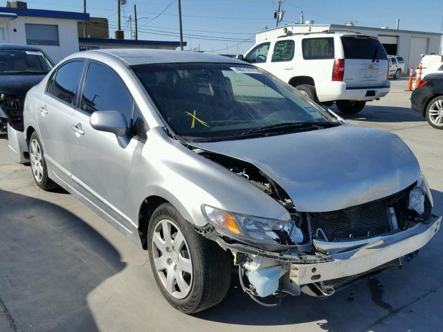 2HGFA1F58BH530720 - 2011 HONDA CIVIC LX SILVER photo 1