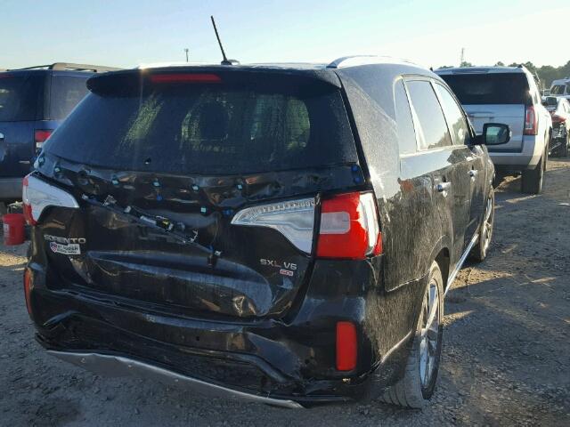 5XYKW4A76EG540125 - 2014 KIA SORENTO SX BLACK photo 4