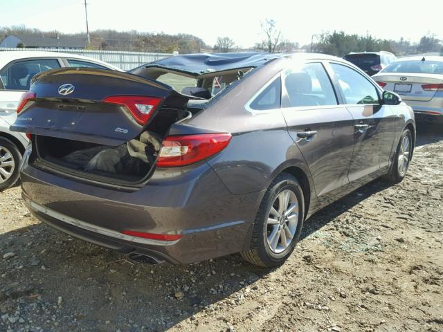 5NPE24AA1GH407319 - 2016 HYUNDAI SONATA ECO BROWN photo 4