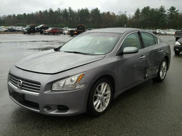 1N4AA51E39C836735 - 2009 NISSAN MAXIMA S GRAY photo 2