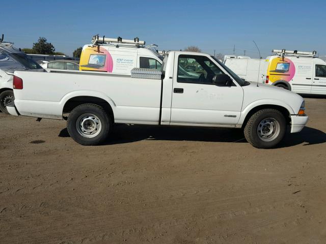 1GCCS14W81K108254 - 2001 CHEVROLET S TRUCK S1 WHITE photo 10