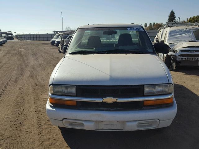 1GCCS14W81K108254 - 2001 CHEVROLET S TRUCK S1 WHITE photo 9