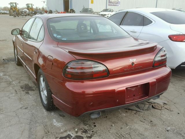 1G2WR5211YF236057 - 2000 PONTIAC GRAND PRIX RED photo 3