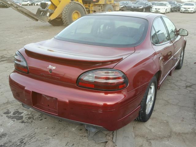 1G2WR5211YF236057 - 2000 PONTIAC GRAND PRIX RED photo 4