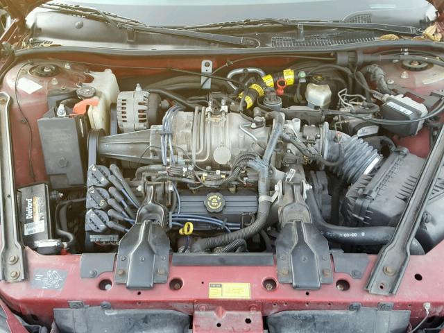 1G2WR5211YF236057 - 2000 PONTIAC GRAND PRIX RED photo 7