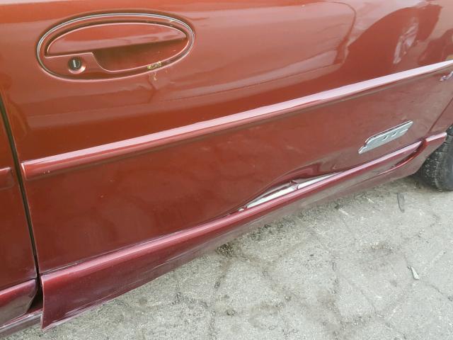 1G2WR5211YF236057 - 2000 PONTIAC GRAND PRIX RED photo 9