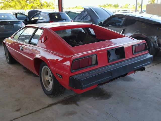 77090442H - 1977 LOTUS ESPRIT RED photo 3